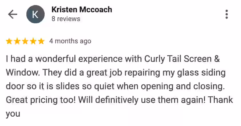 5-star Google review from satisfied customer